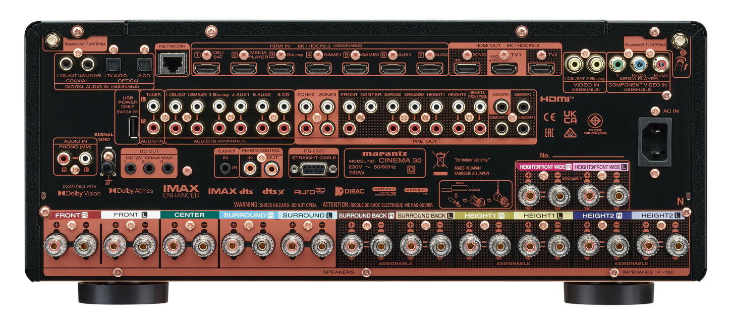 Marantz AV Amp CINEMA30 Black