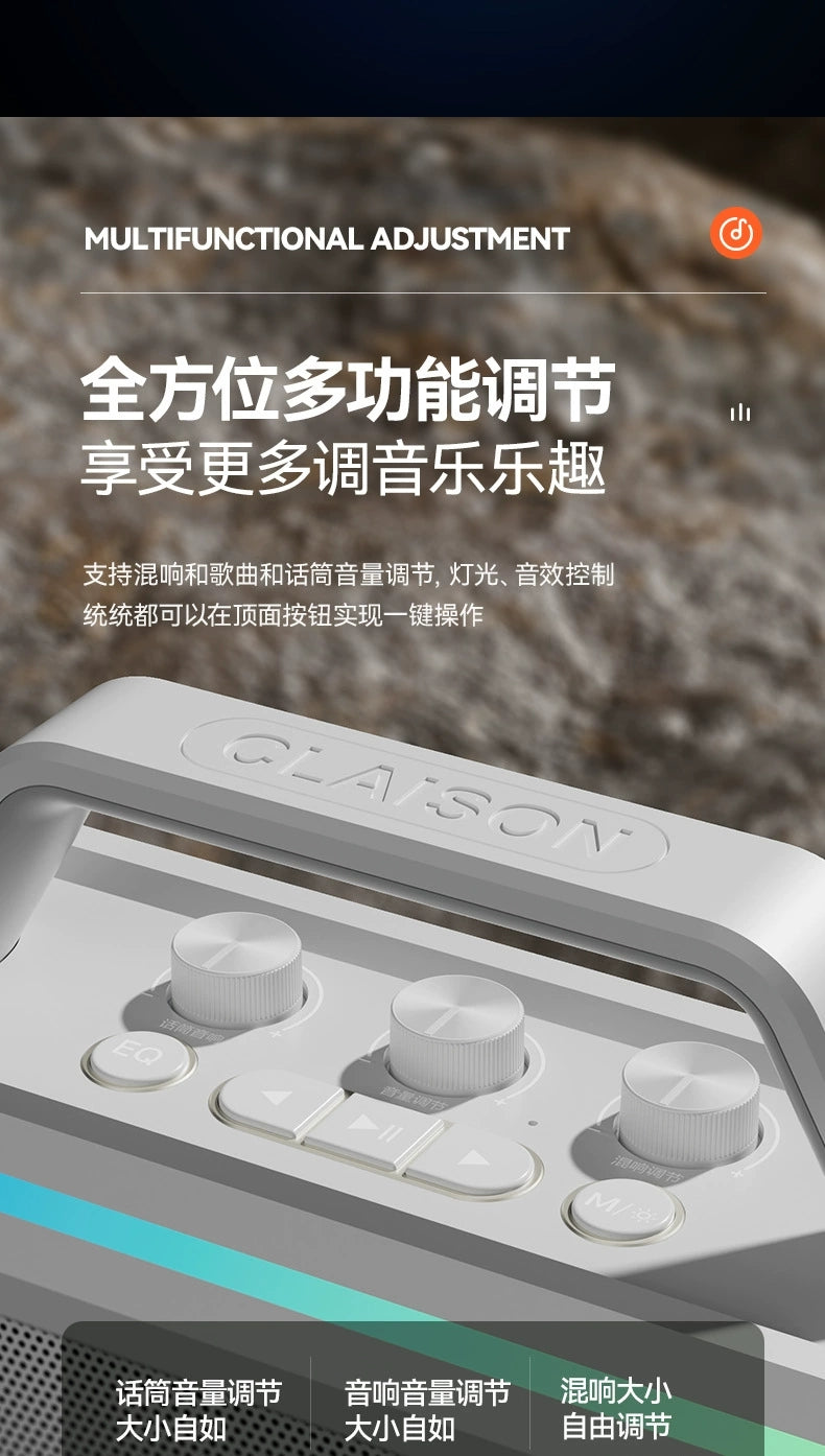 DTS-Audio Karaoke portable Bluetooth Speaker