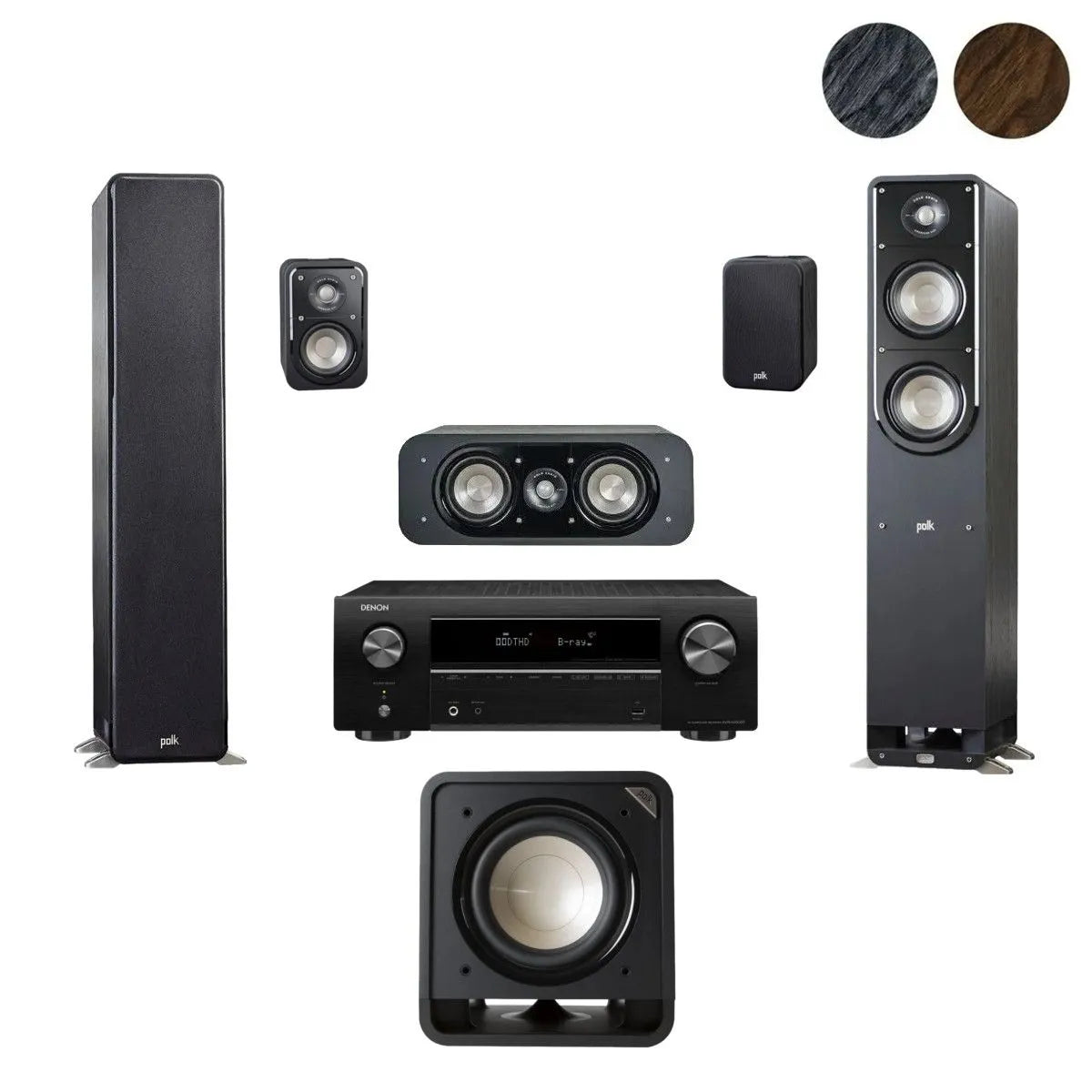 Denon AVR-X550BT + Polk S50 5.1 Pack