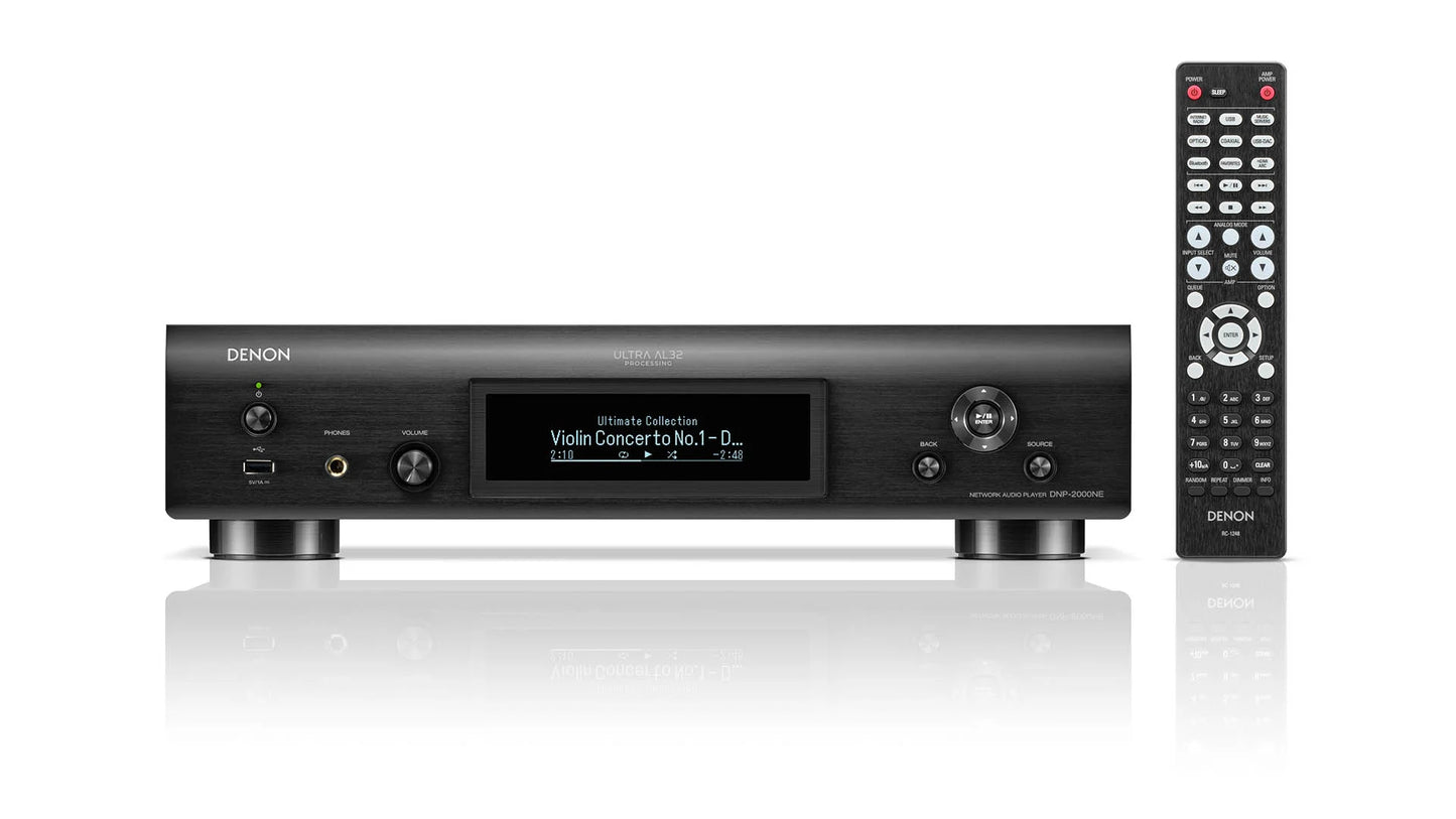 DNP2000NE High-resolution audio streamer with HEOS® Built-In.