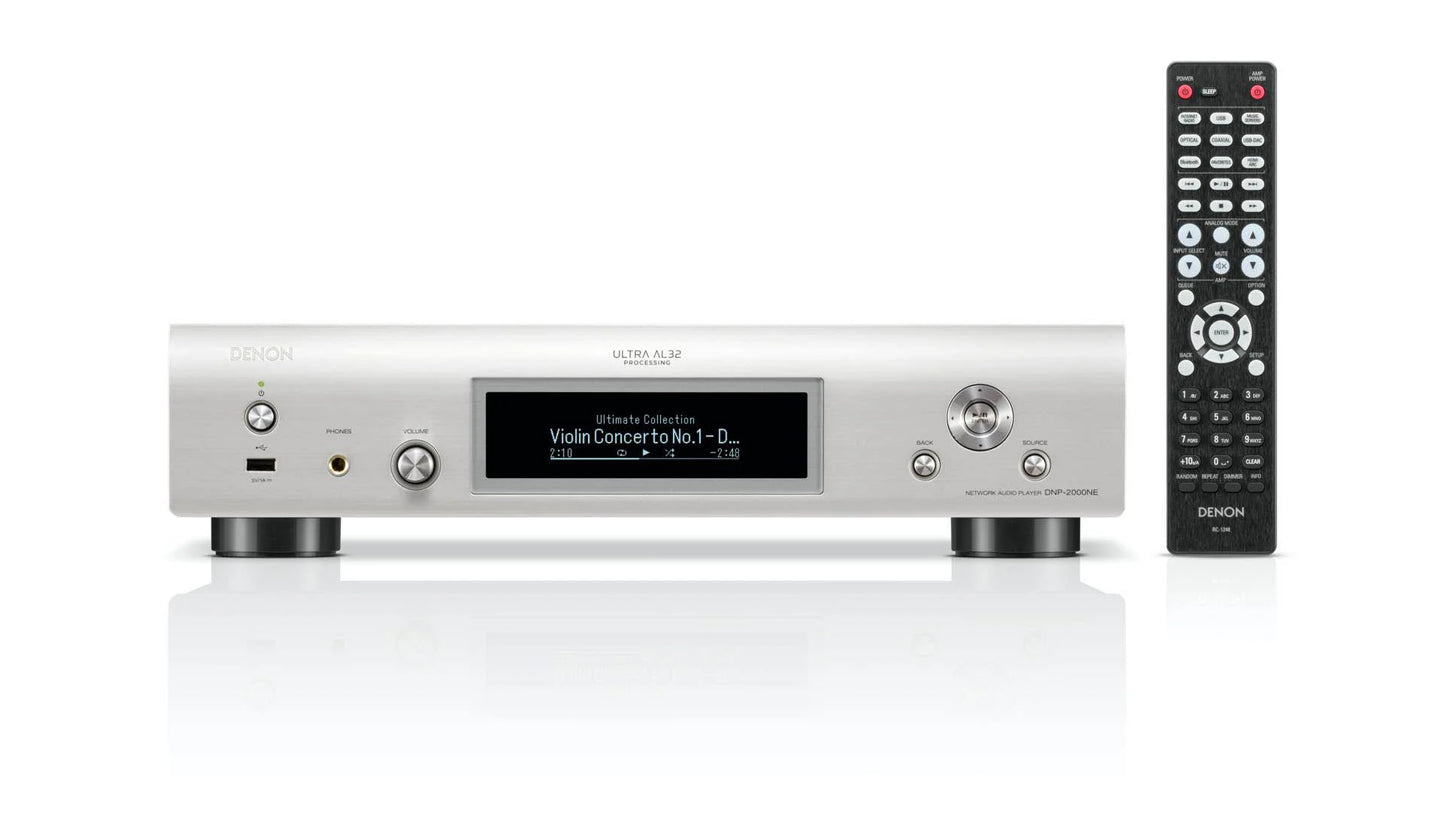 DNP2000NE High-resolution audio streamer with HEOS® Built-In.