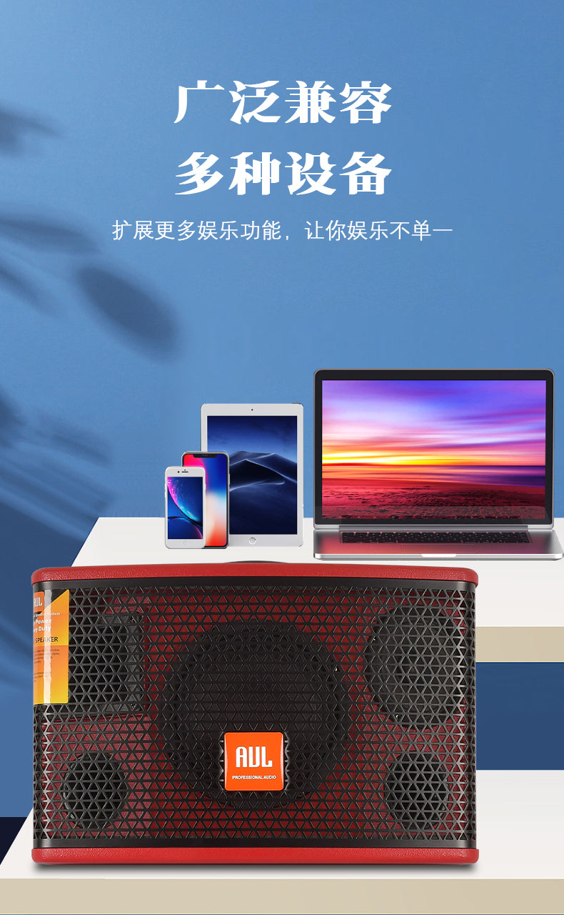 AUL BT 8" Bluetooth Karaoke Speaker Black Friday Sale