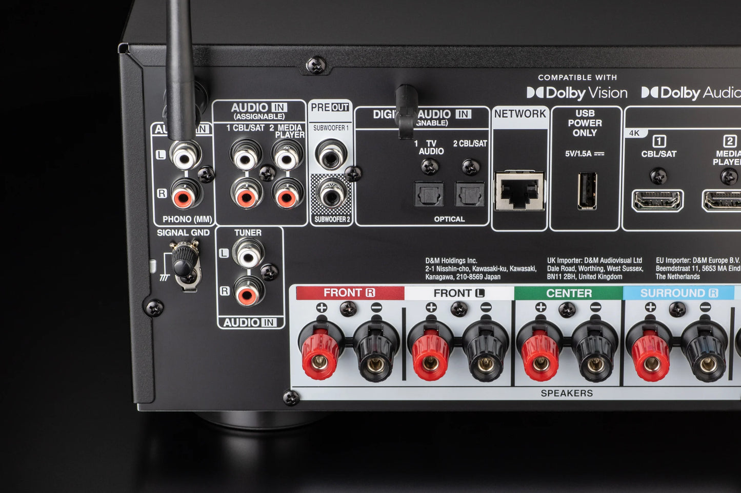 Denon AV Amplifier AVC-S 670H Black