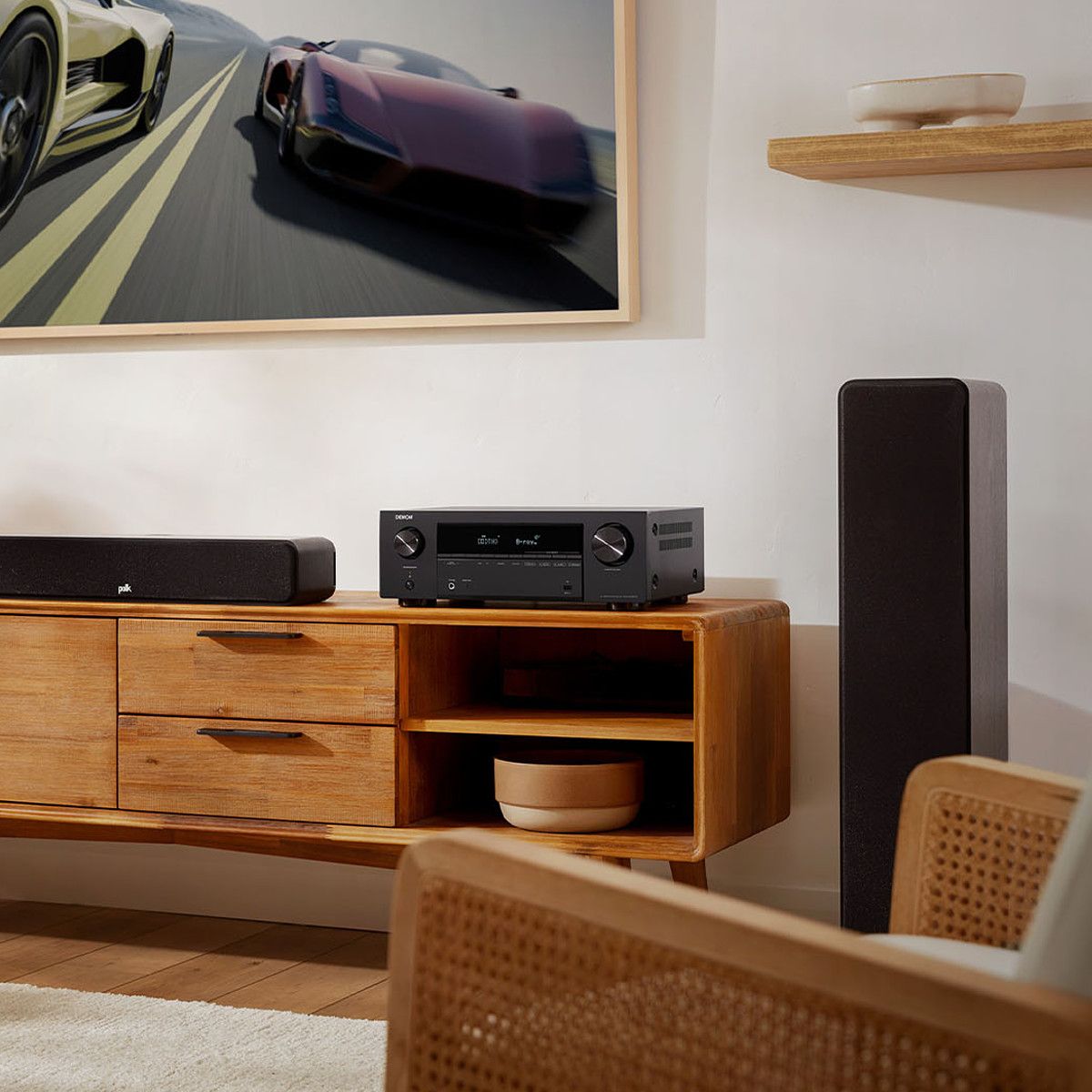 Denon AV Receiver AVR-X 580BT Black AU