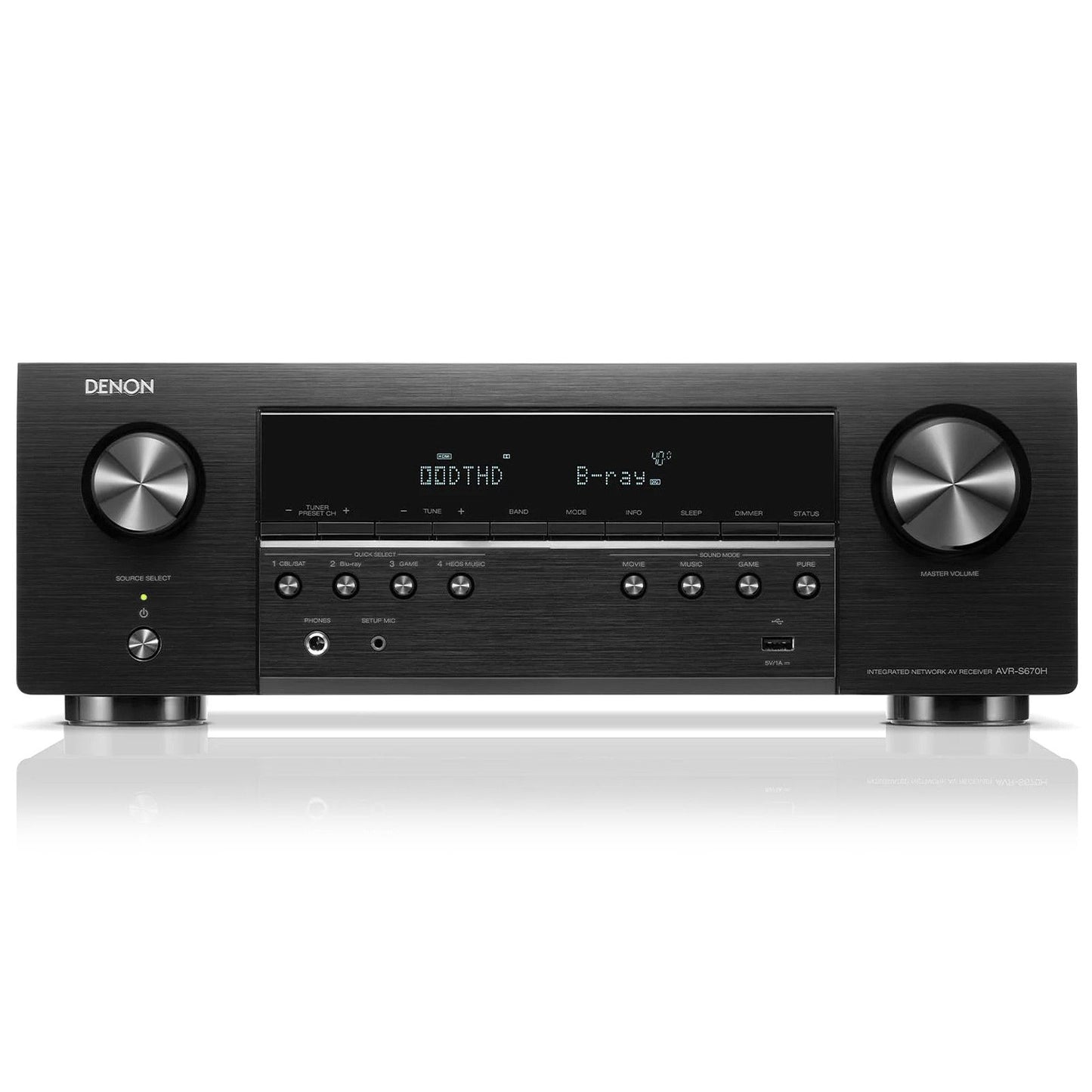 Denon AV Amplifier AVC-S 670H Black