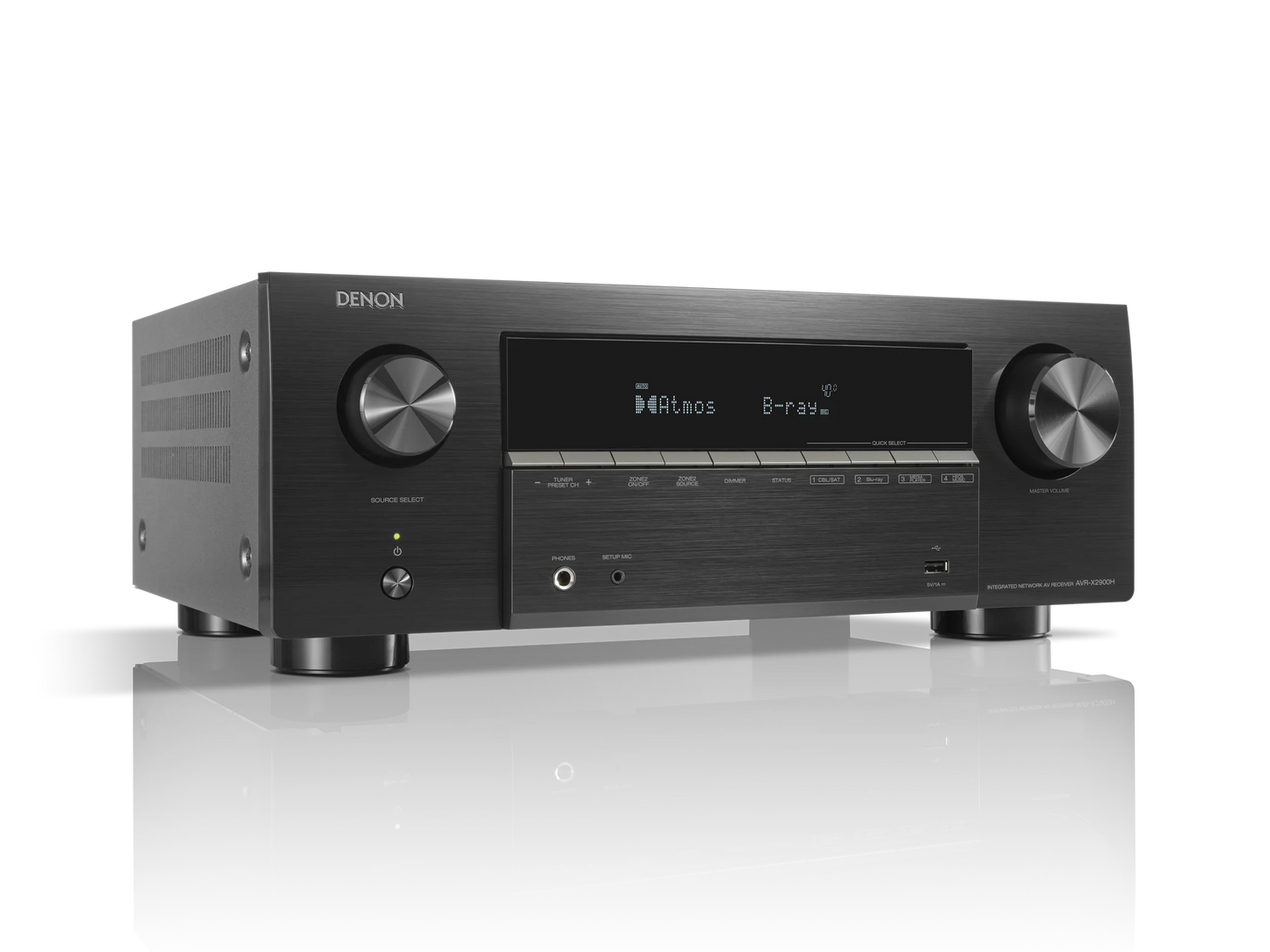Denon AV Receiver AVR-X 2900H Black AU