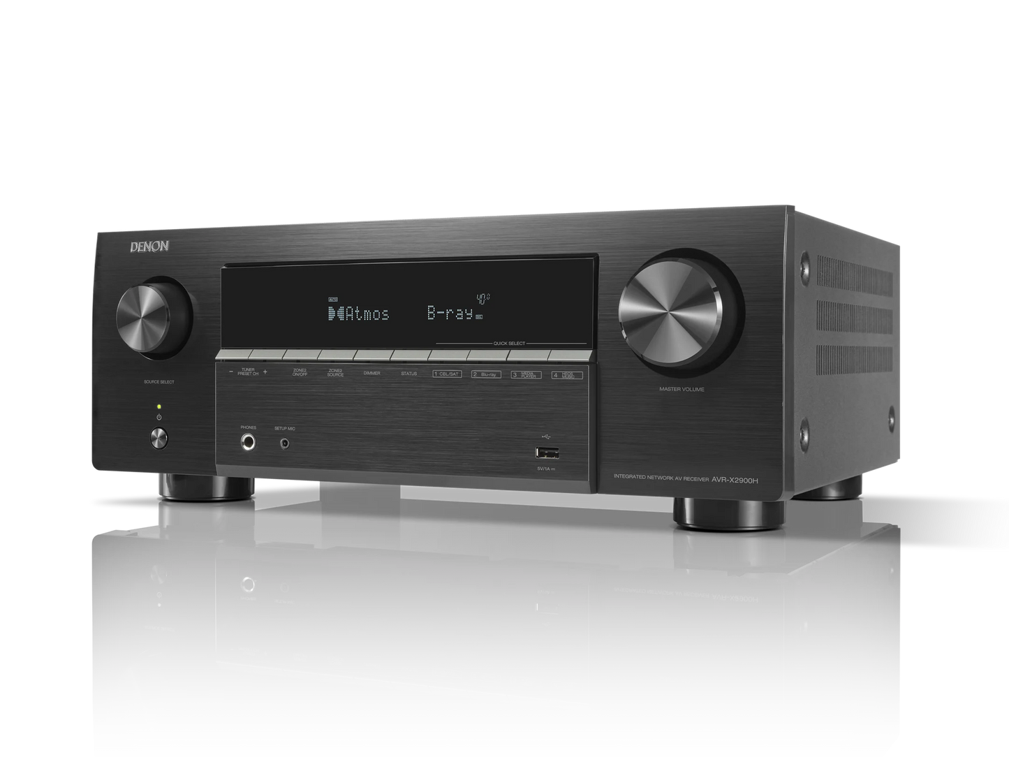 Denon AV Receiver AVR-X 2900H Black AU